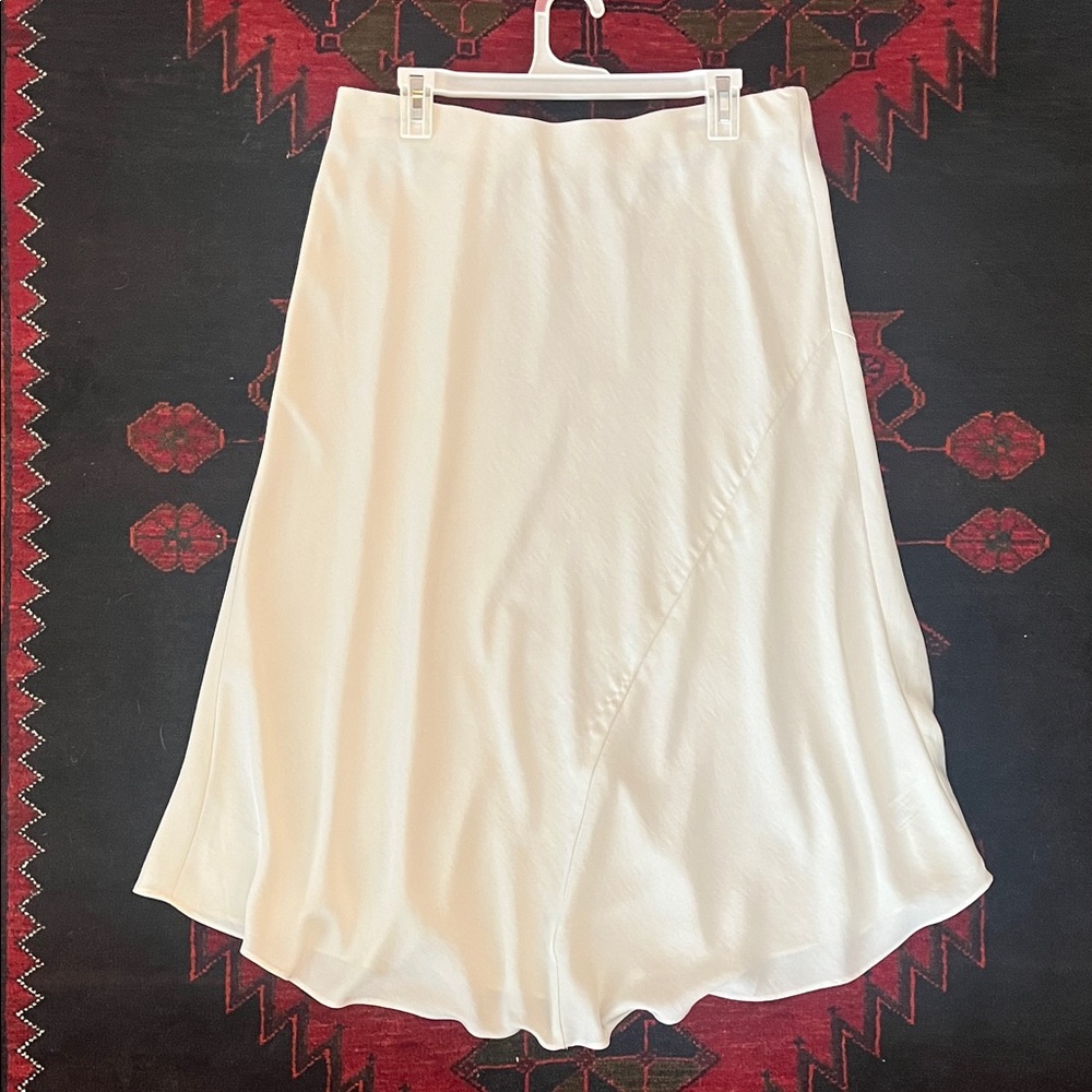 A New Day Chic White A-Line Skirt